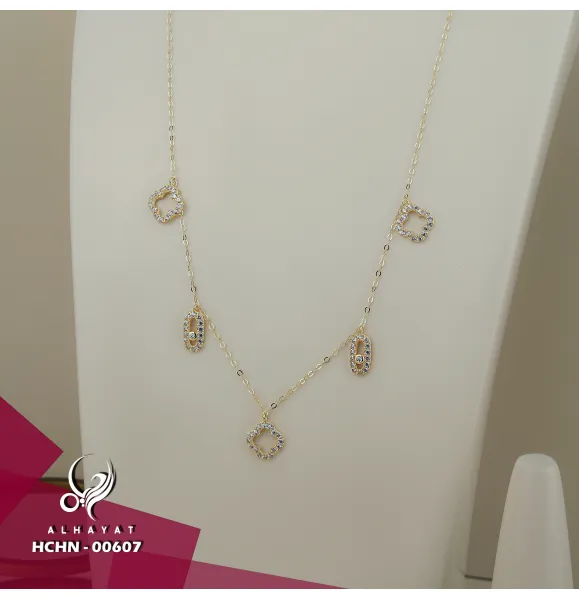 18 karat gold choker, made in Turkey