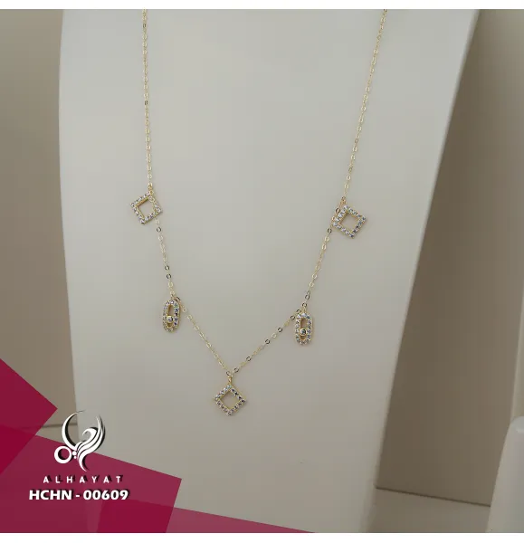 18 karat gold choker, made in Turkey