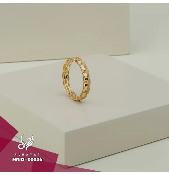 18 karat gold Haysa ring, made in Turkey