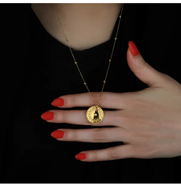 21 karat gold necklace, Turkish made