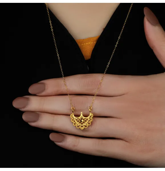 21 karat gold necklace, Turkish made