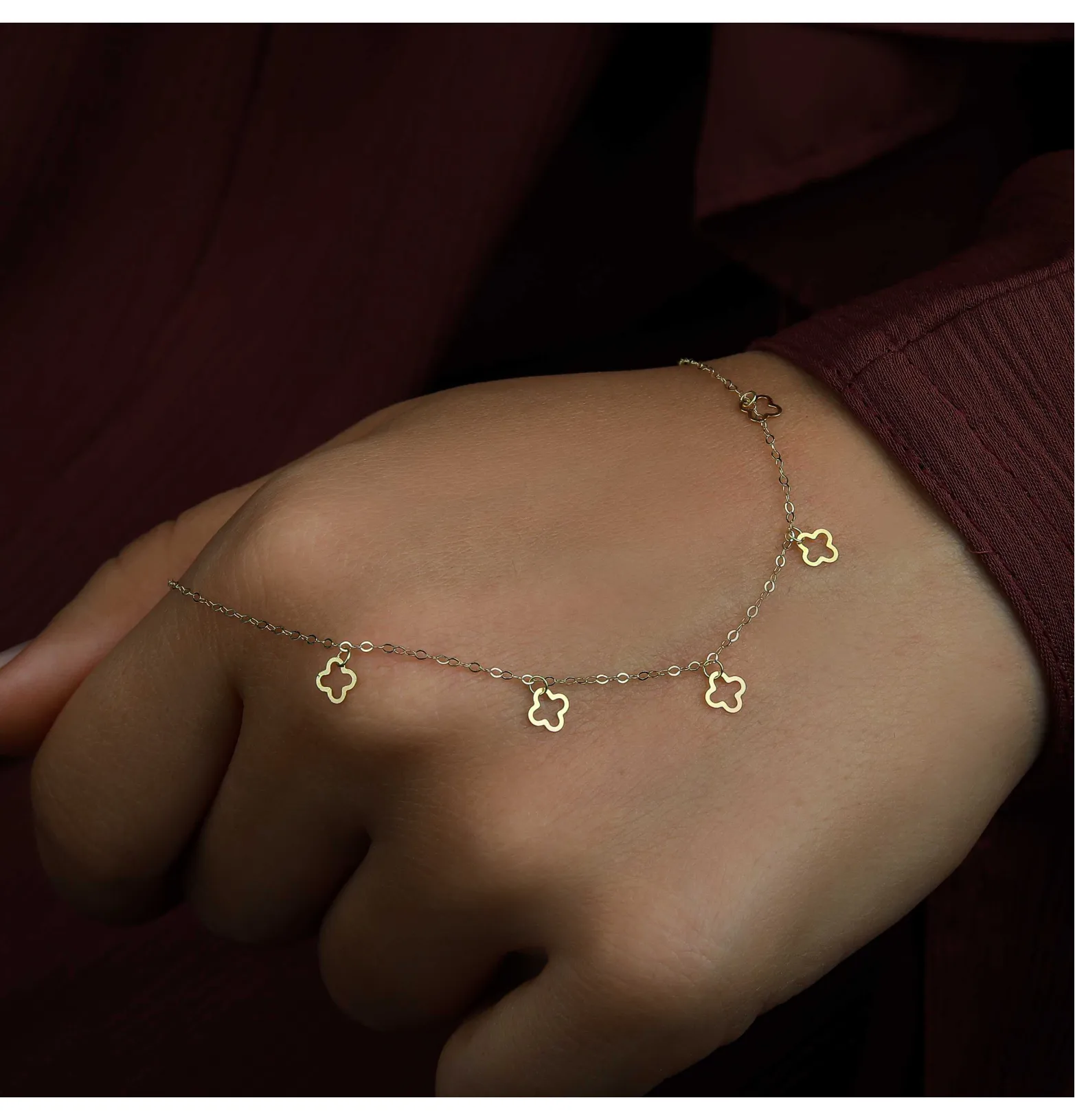 18 karat gold bracelet, made in Turkey