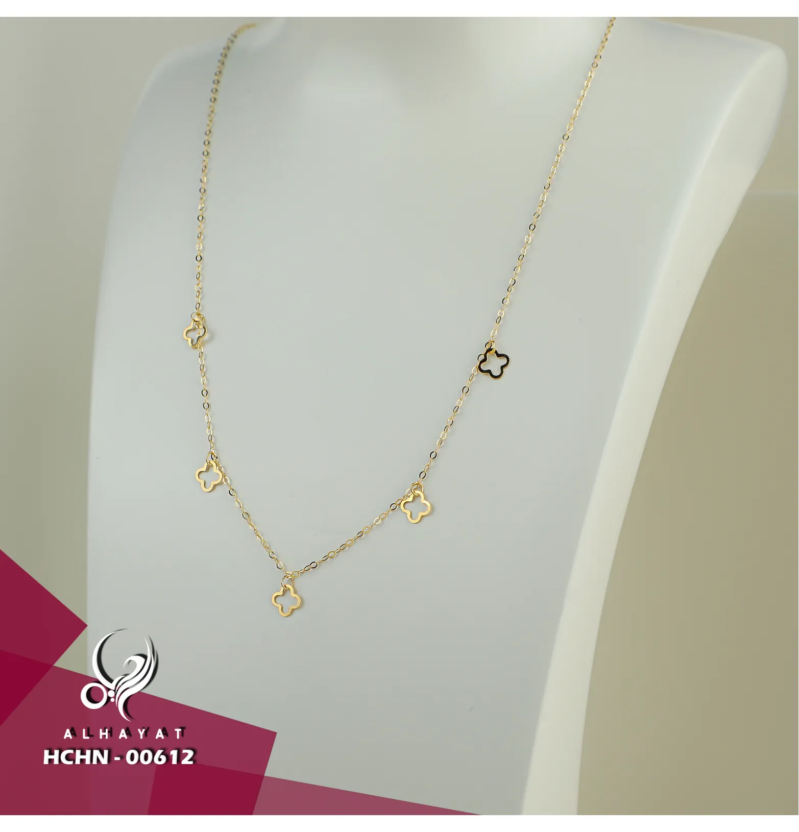 18 karat gold choker, made in Turkey