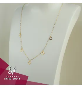 18 karat gold choker, made in Turkey