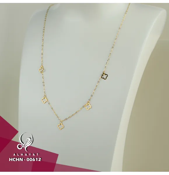 18 karat gold choker, made in Turkey