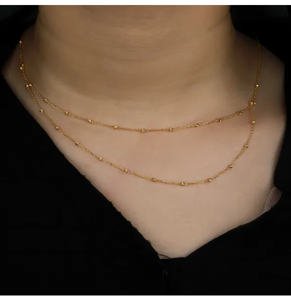 21 karat gold choker, made in Turkey