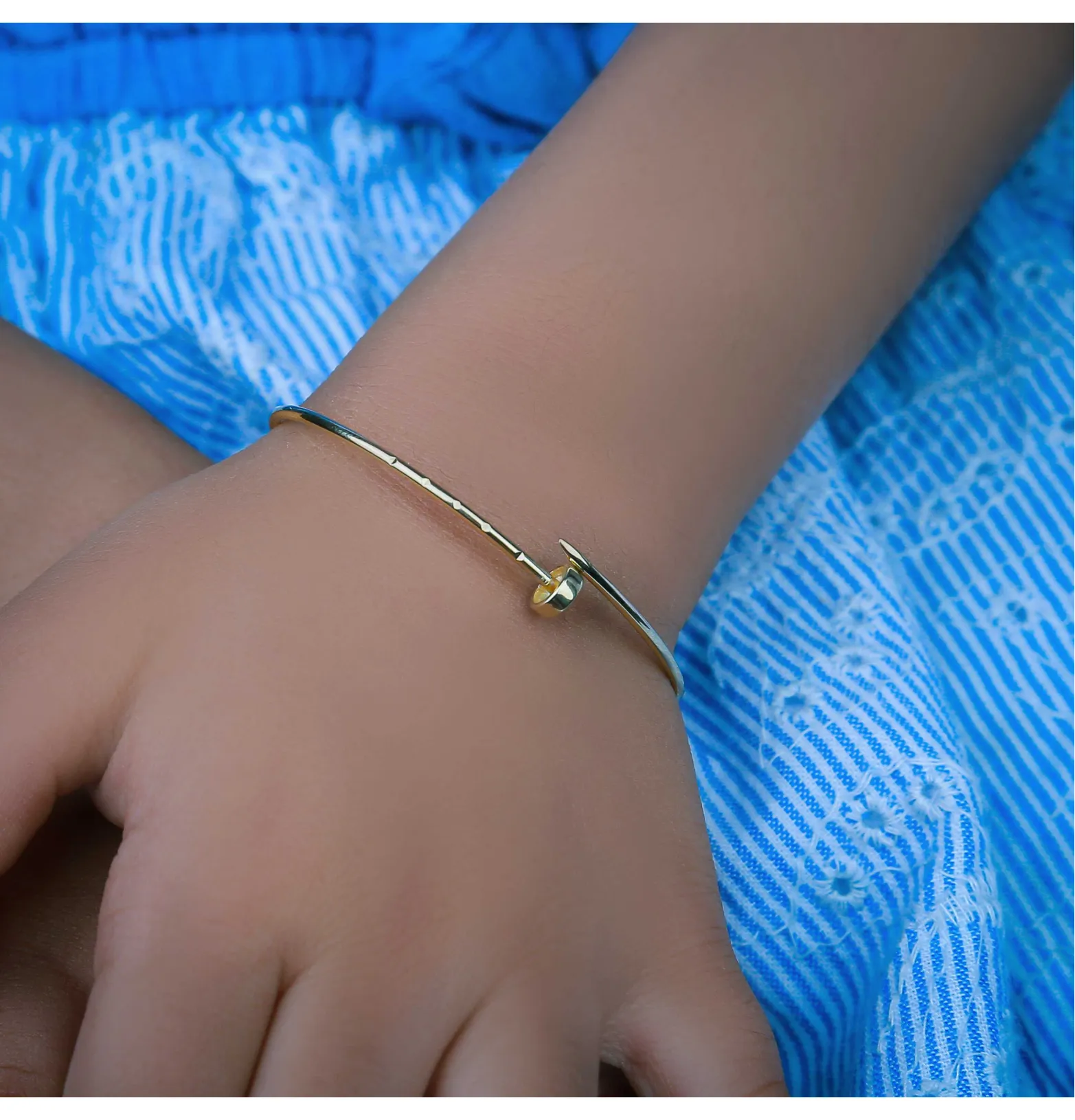 Cartier bracelet for children, 18-karat gold, made in Turkey