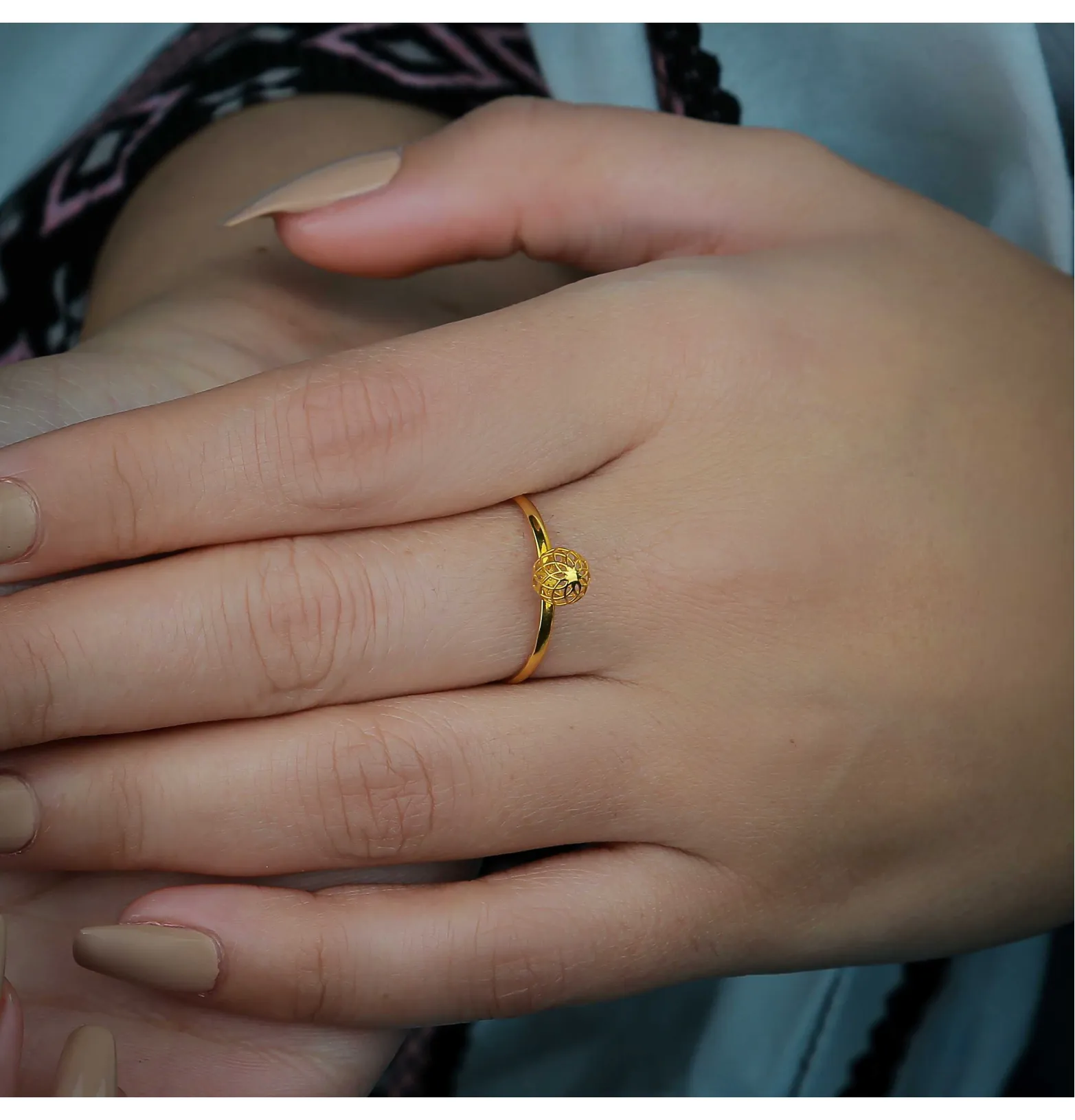 21 karat gold ring, Turkish made