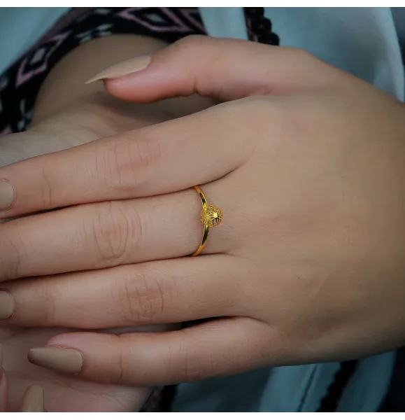 21 karat gold ring, Turkish made