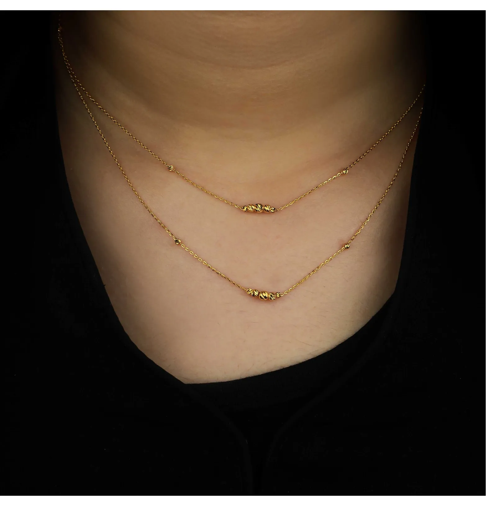 21 karat gold choker, made in Turkey