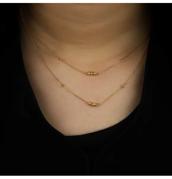 21 karat gold choker, made in Turkey