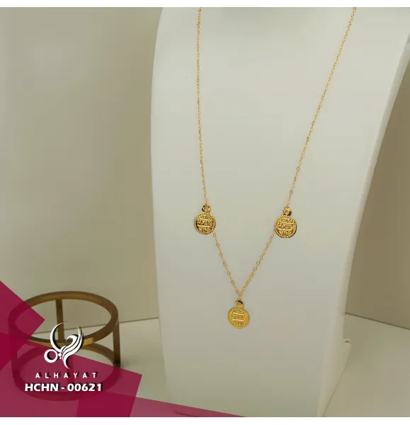21 karat gold choker, made in Turkey