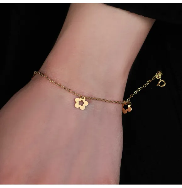 18 karat gold bracelet, made in Turkey