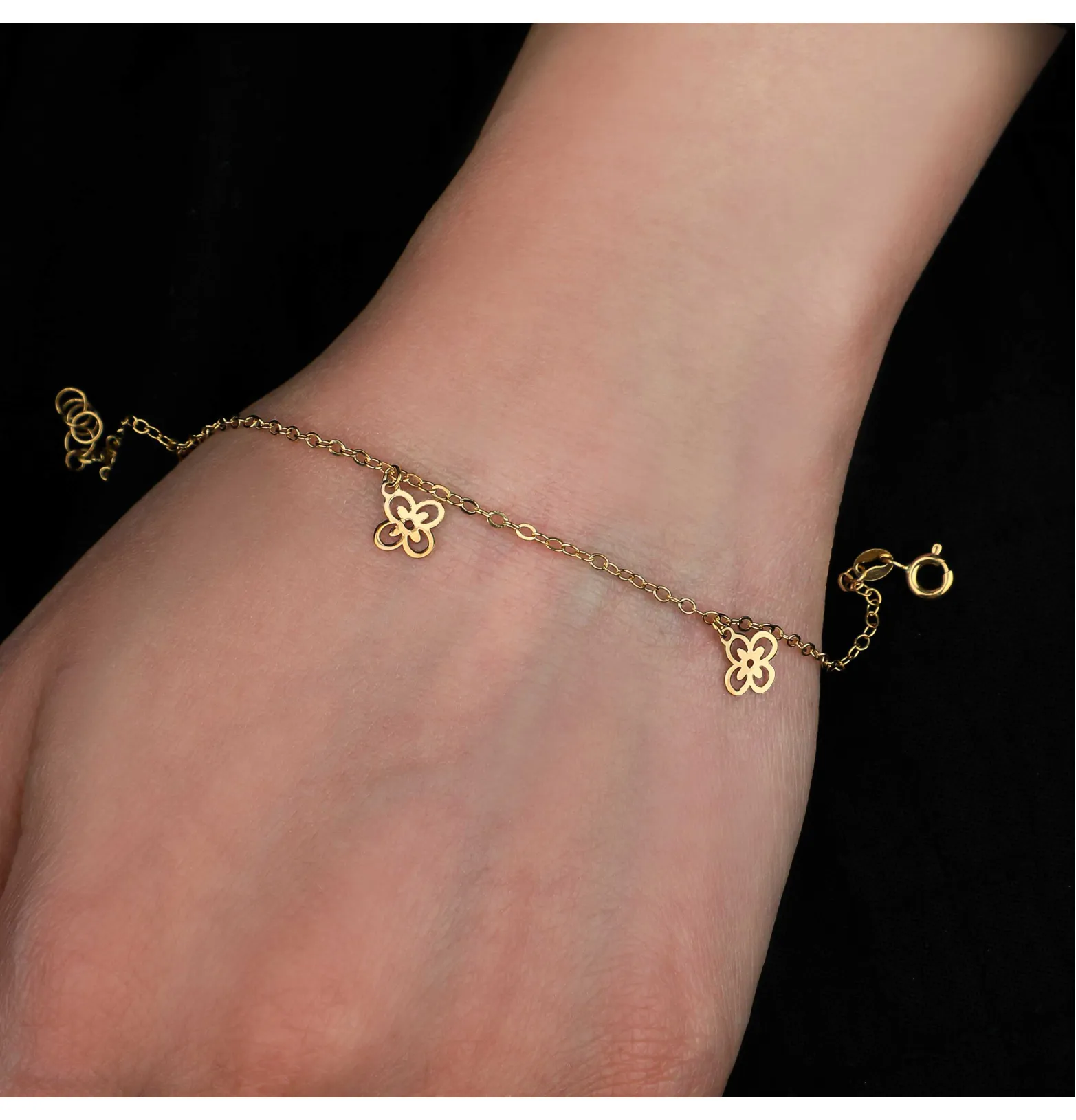 18 karat gold bracelet, made in Turkey
