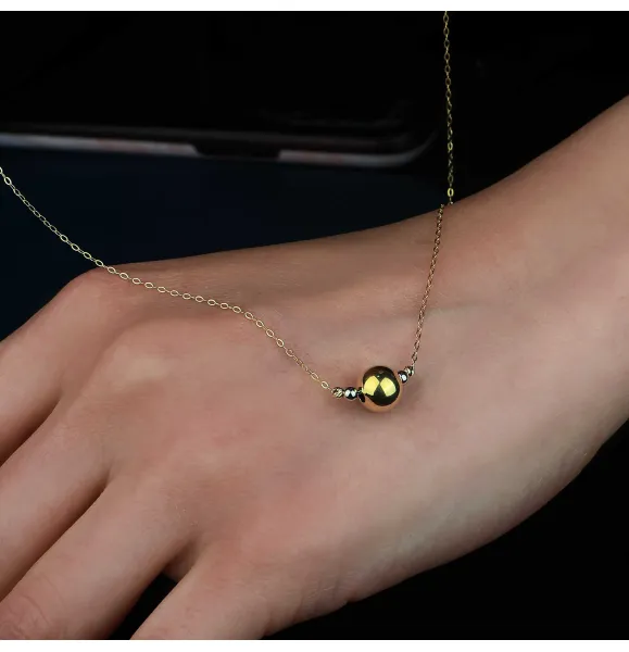 18 karat gold choker, Italian made