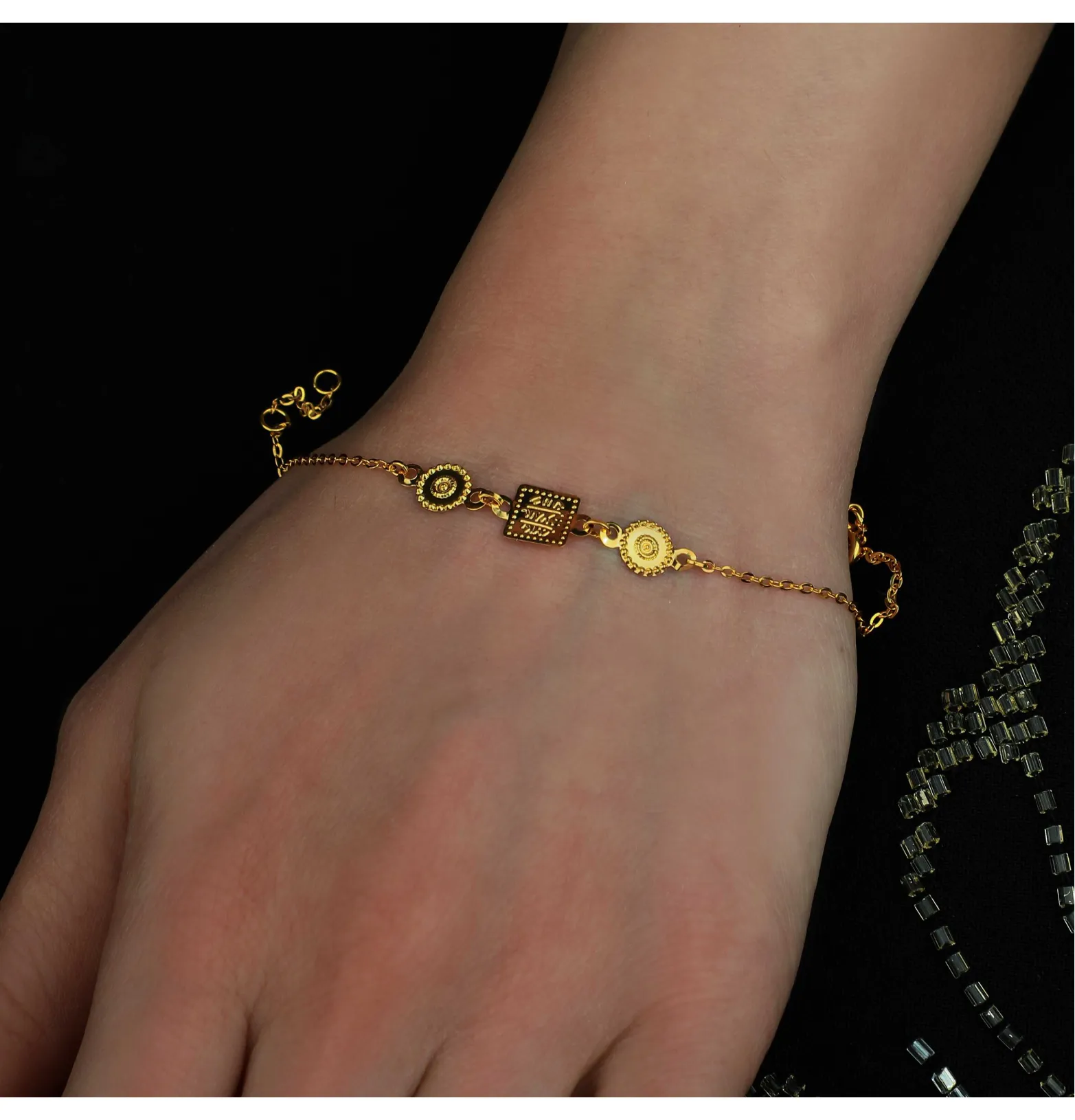 21 karat gold bracelet, Turkish made