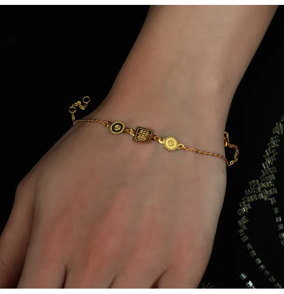 21 karat gold bracelet, Turkish made