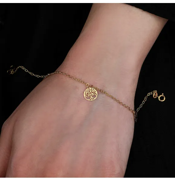 18 karat gold bracelet, made in Turkey