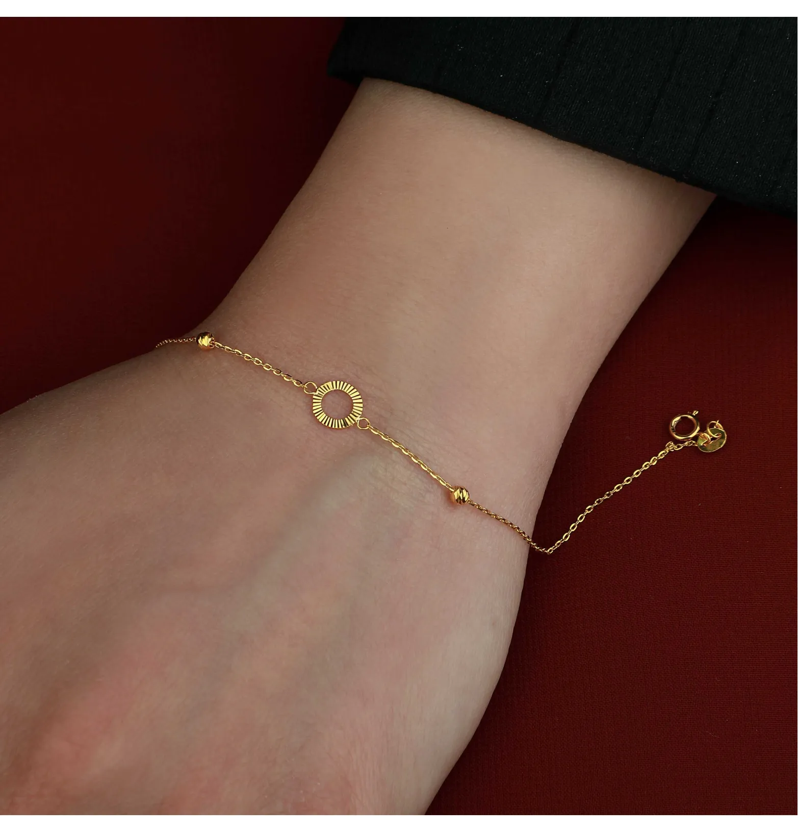 21-karat Turkish-made gold bracelet for children