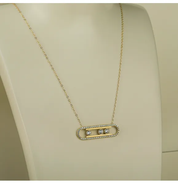 18 karat gold choker, made in Turkey