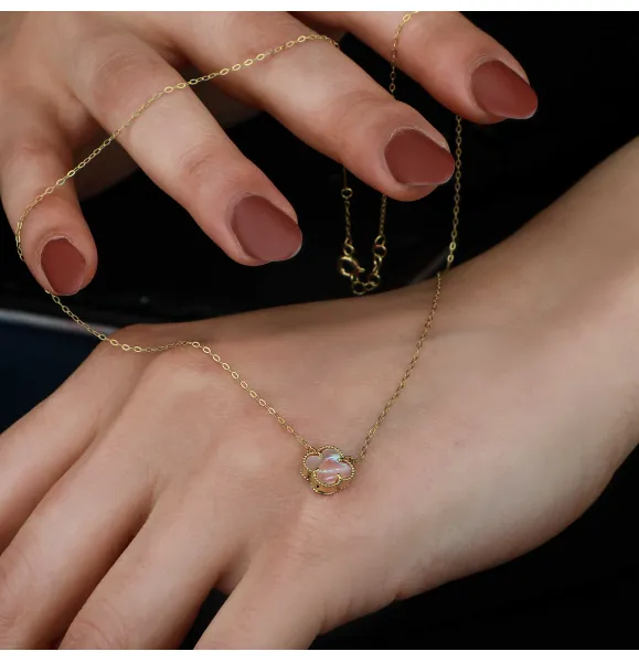 18 karat gold choker, made in Turkey