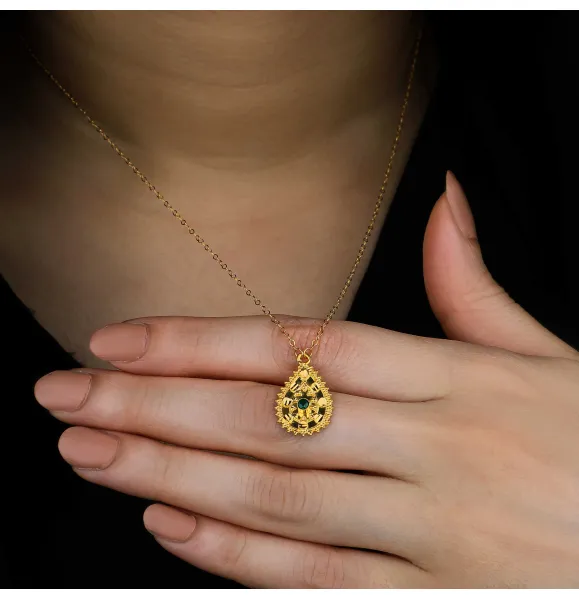 21 karat gold choker, made in Turkey