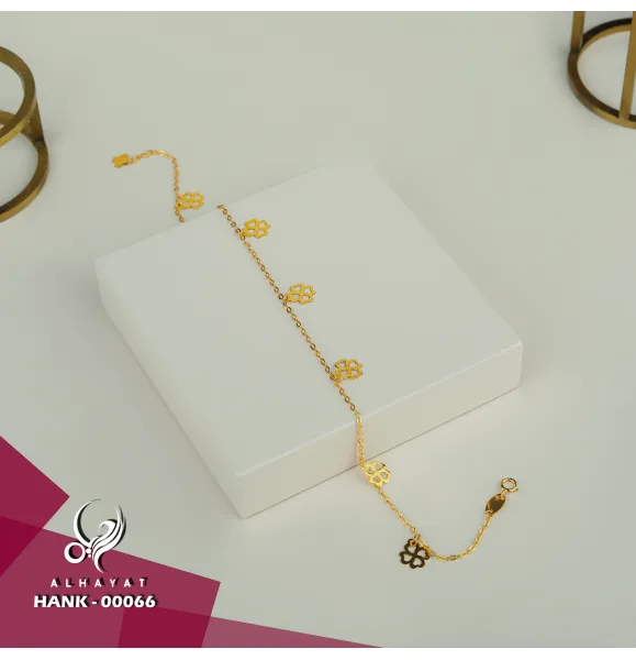 21 karat gold anklet, Turkish made