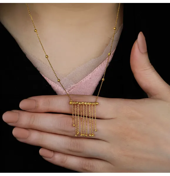 21 karat gold choker, made in Turkey