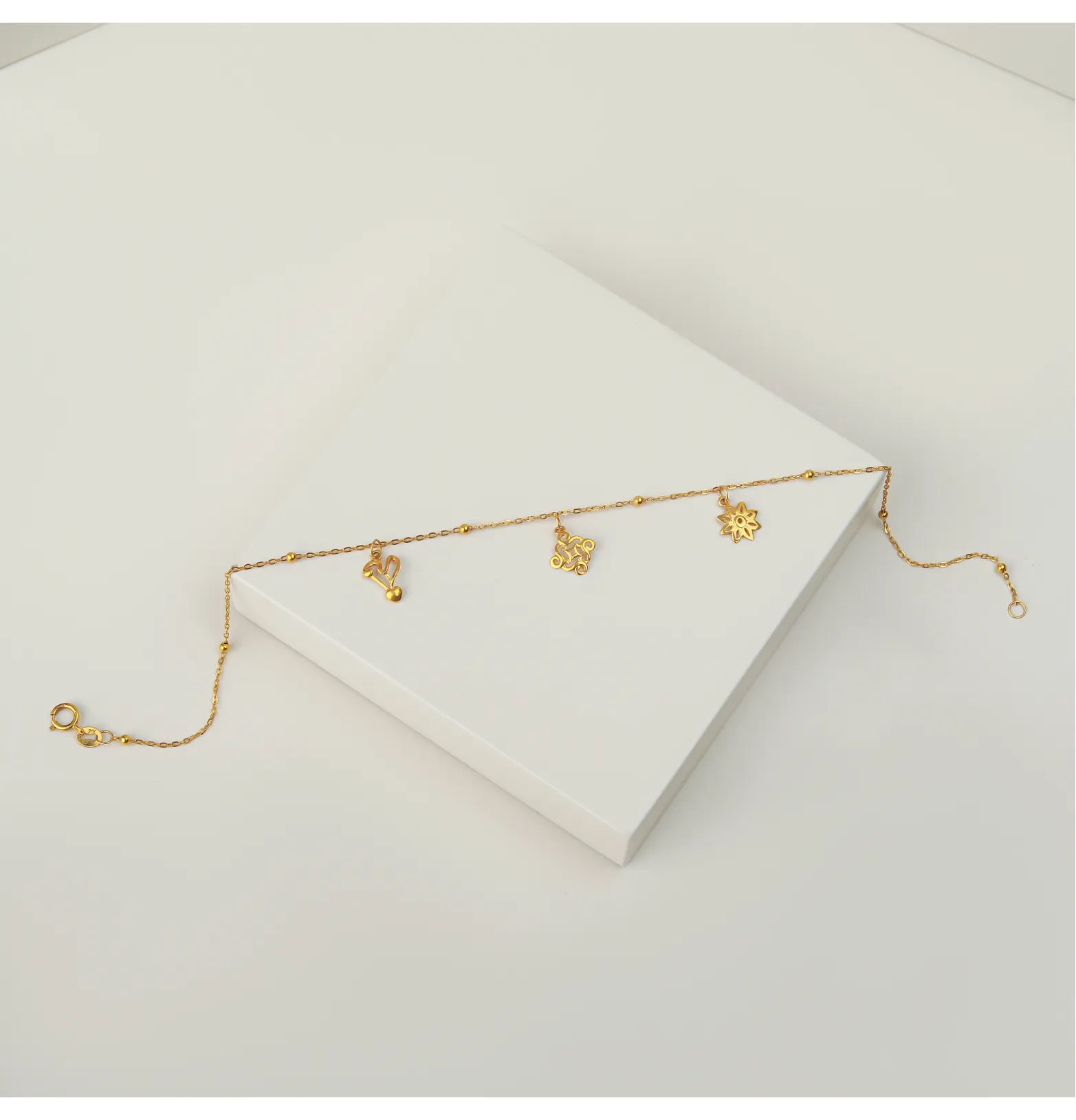 21 karat gold anklet, Turkish made