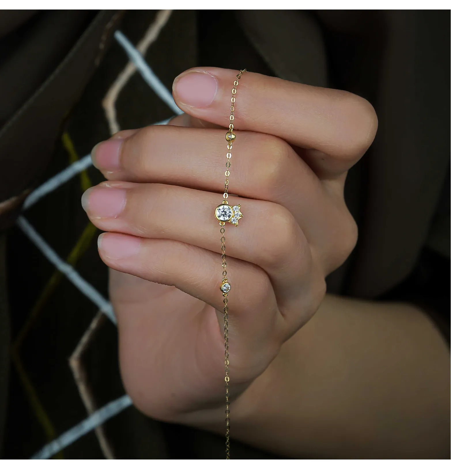 18 karat gold bracelet, made in Turkey