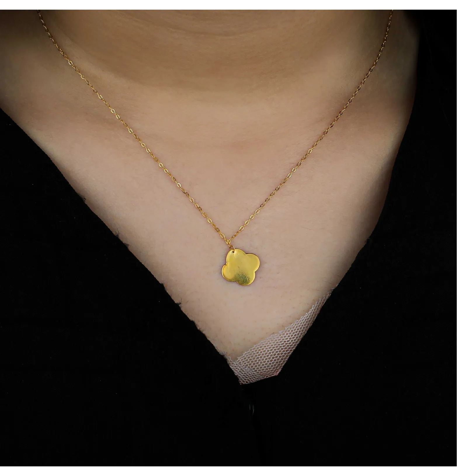21 karat gold choker, made in Turkey