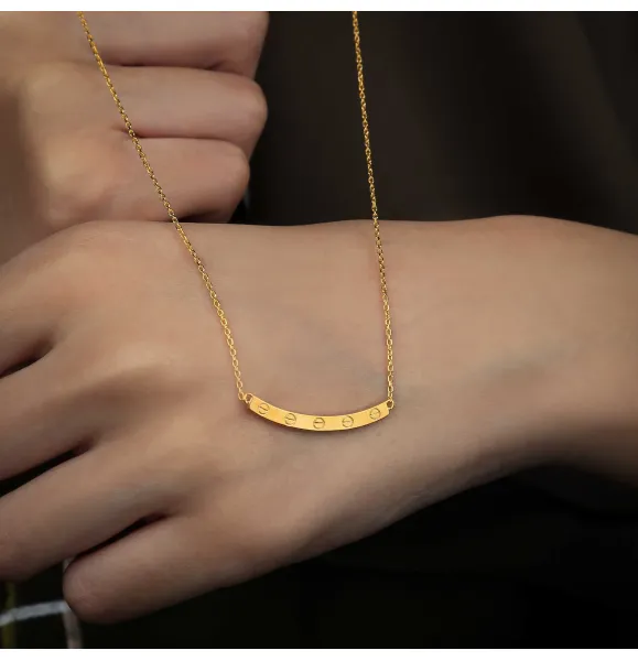 21 karat gold choker, made in Turkey