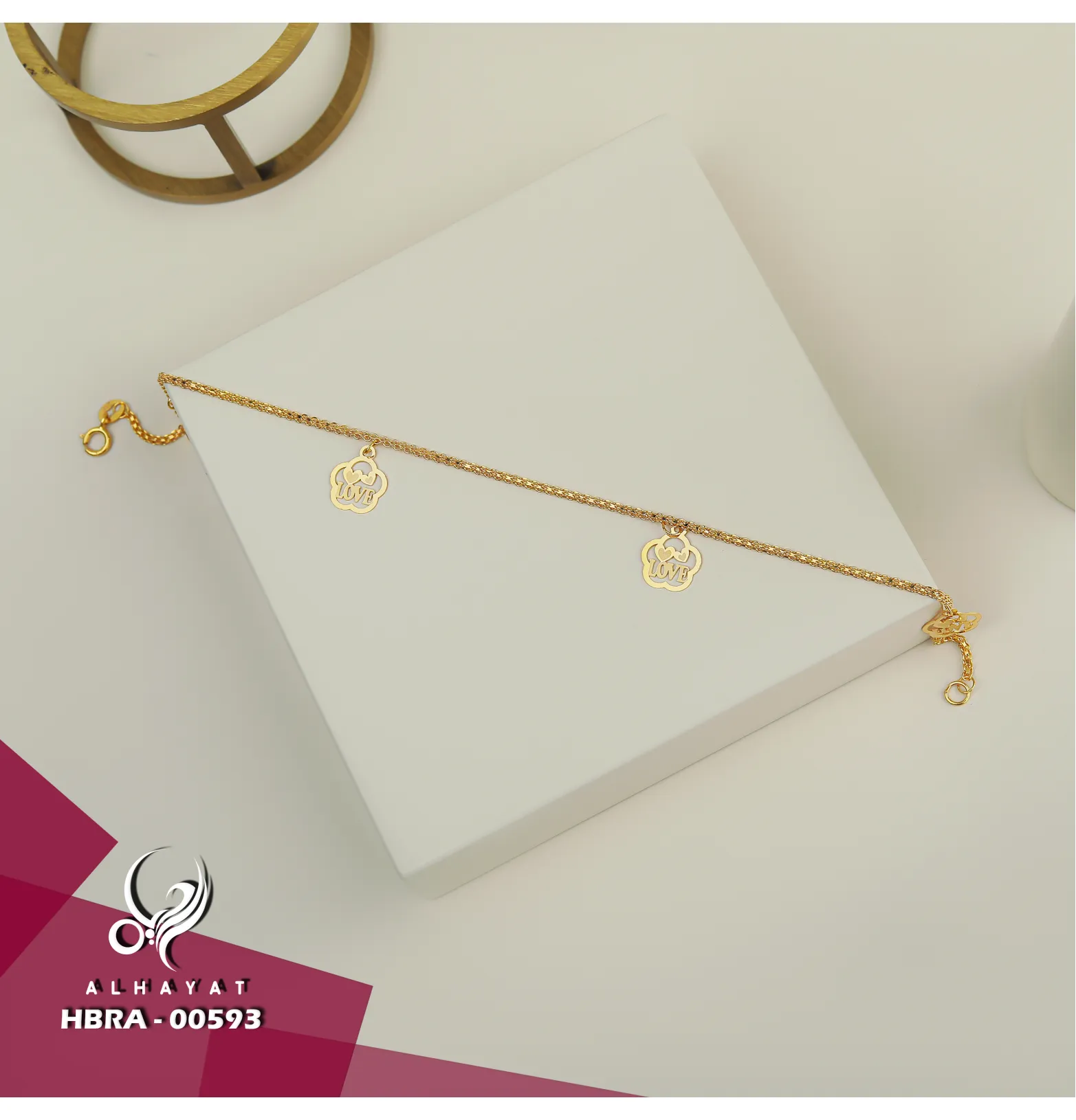 21 karat gold bracelet, Turkish made