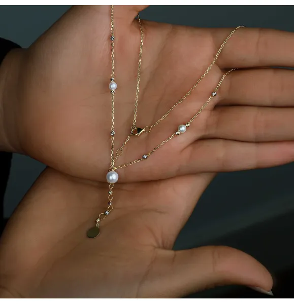 18 karat gold choker, made in Turkey