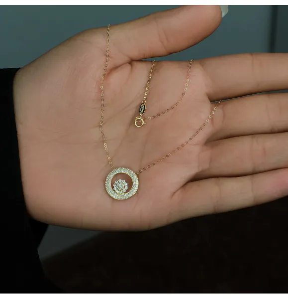 18 karat gold choker, made in Turkey