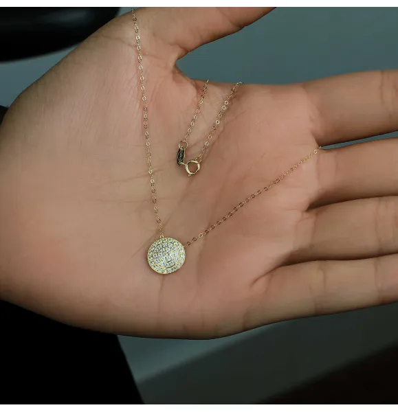 18 karat gold choker, made in Turkey - (H-911)