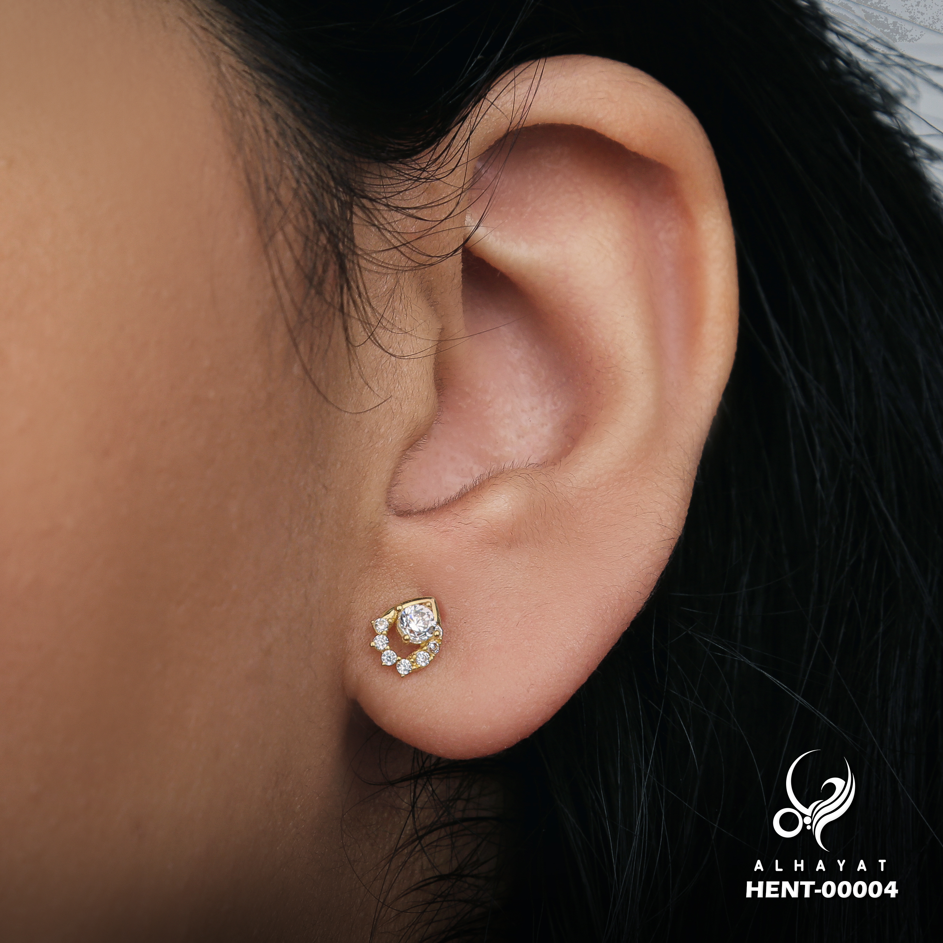 18 karat gold net ring, made in Turkey