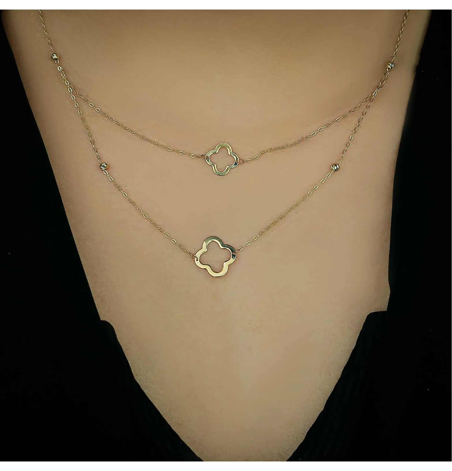18 karat gold choker, made in Turkey