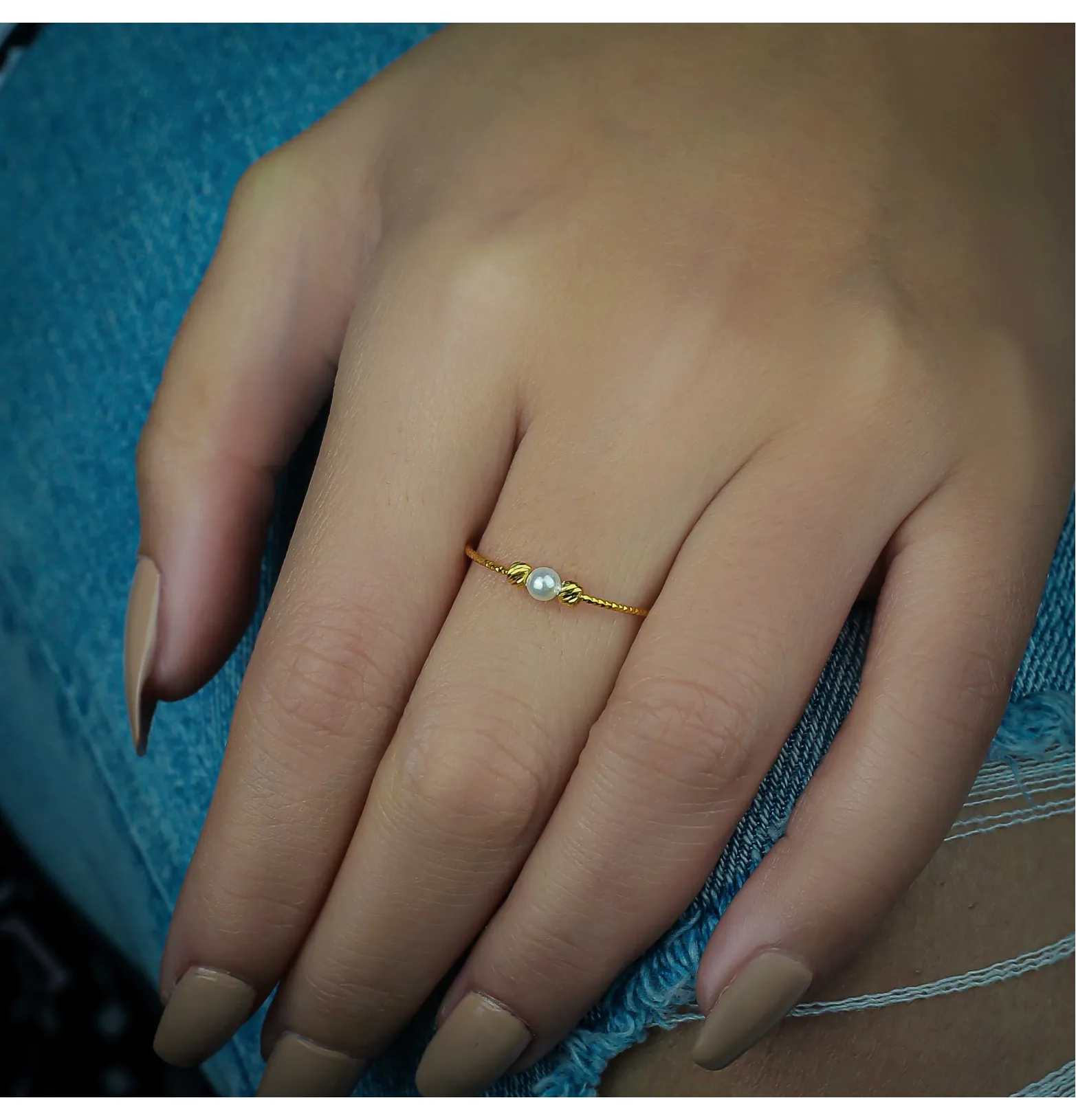 21 karat gold ring, Turkish made