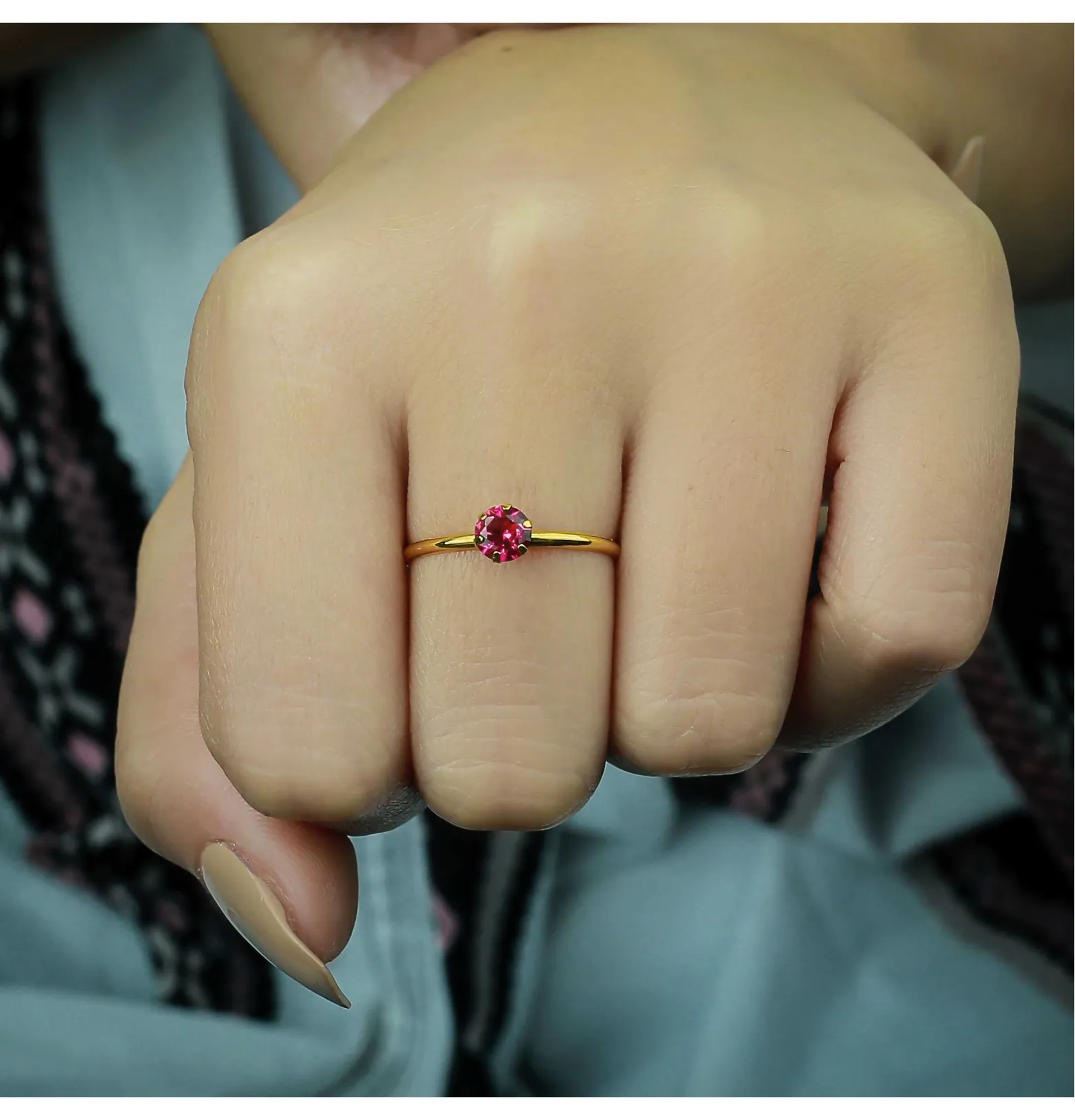 21 karat gold ring, Turkish made
