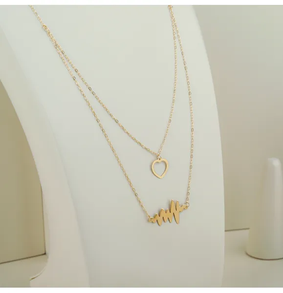 18 karat gold choker, made in Turkey - (H-947)