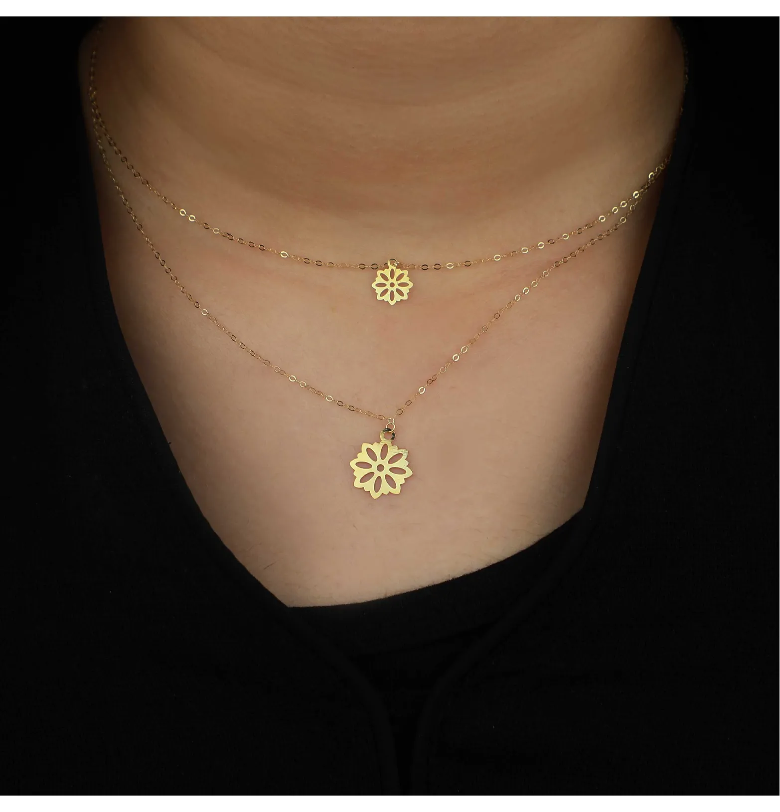 18 karat gold choker, made in Turkey