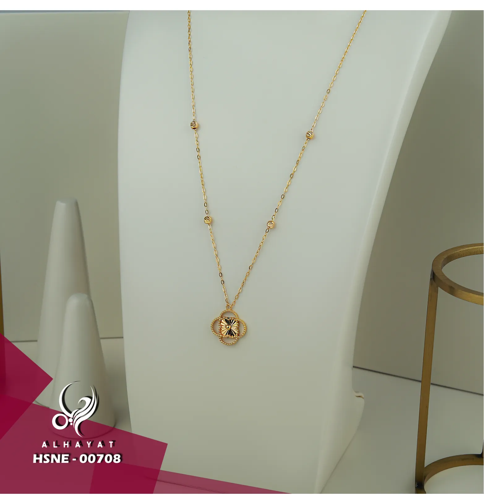 21 karat gold choker, made in Turkey