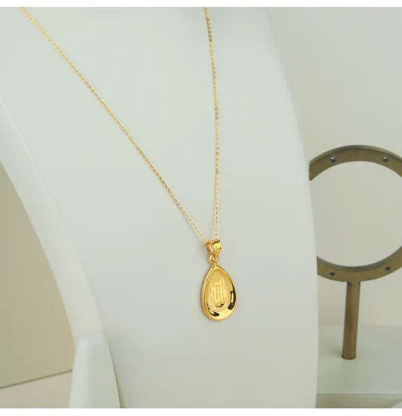 21 karat gold choker, made in Turkey