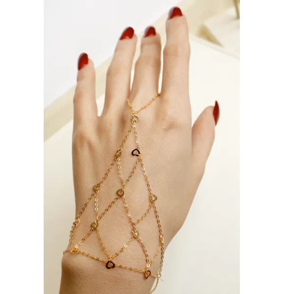 21-karat gold hand, Turkish made - (H-1467)