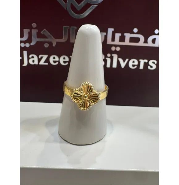 925 sterling silver plated ring - (J-0289)