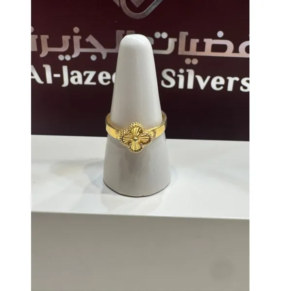 925 sterling silver plated ring - (J-0290)