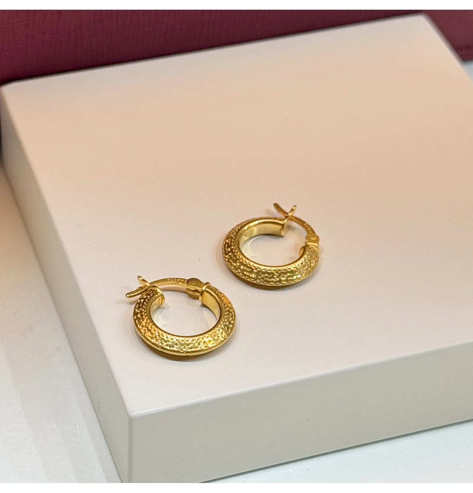 925 sterling silver plated earring hoop