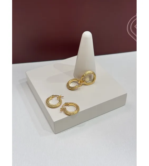 925 sterling silver plated earring hoop