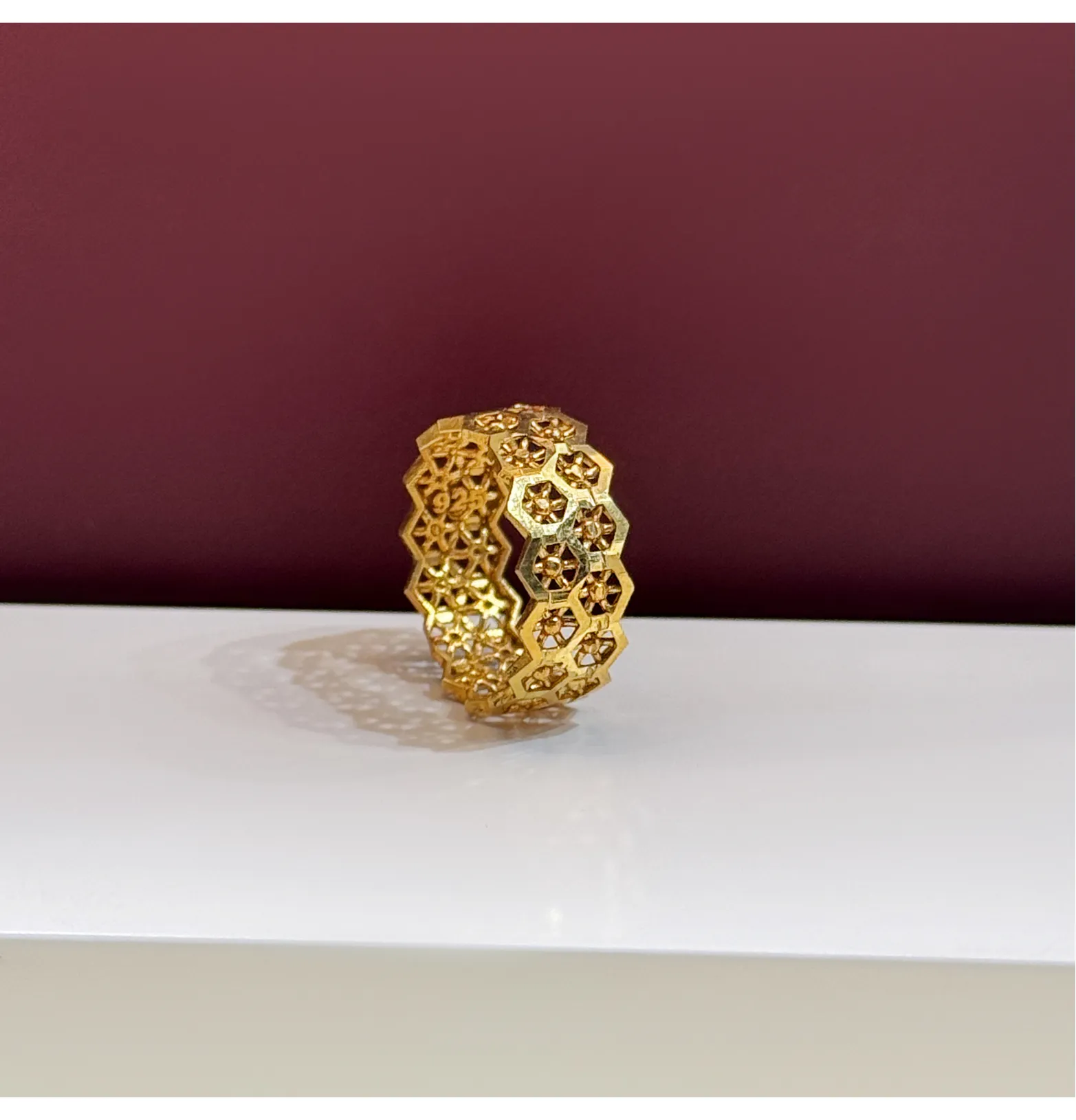 925 silver plated ring